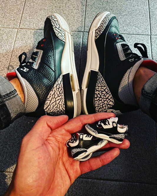 MINI JORDAN 3 "BLACK CEMENT"