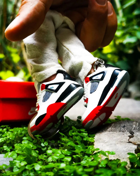 MINI JORDAN 4 "FIRE RED"