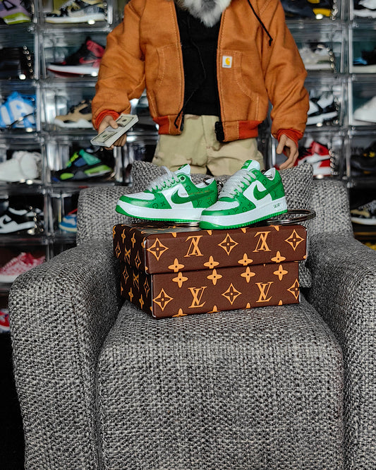 MINI AF1 LOUIS VUITTON "GREEN"