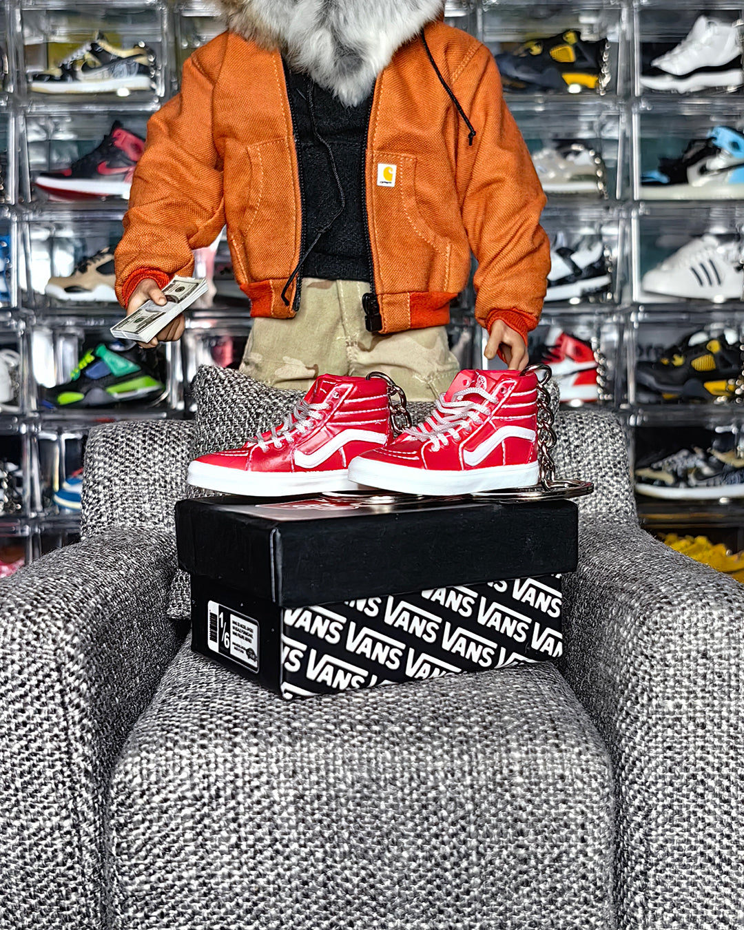 MINI VANS "SK8-Hi ONE RED"